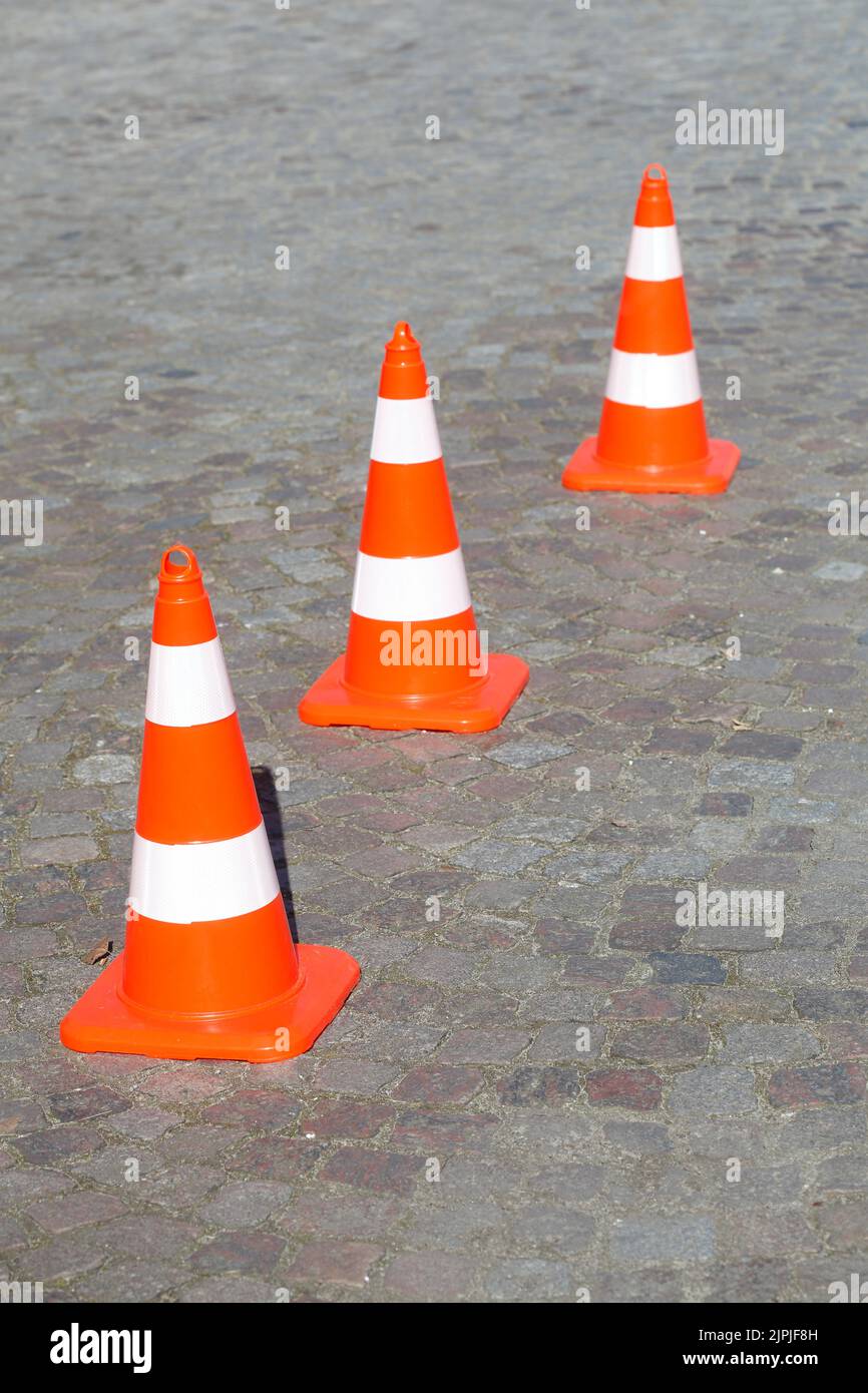 pylon, traffic cone, pylons, cone, traffic cones Stock Photo Alamy
