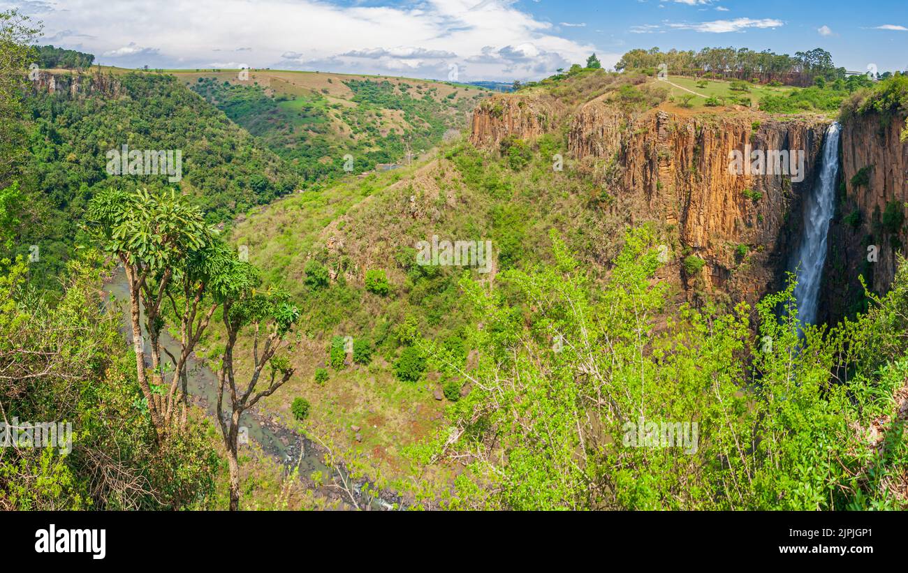 waterfall, kwazulunatal, mngeni river, cascade, waterfalls Stock Photo