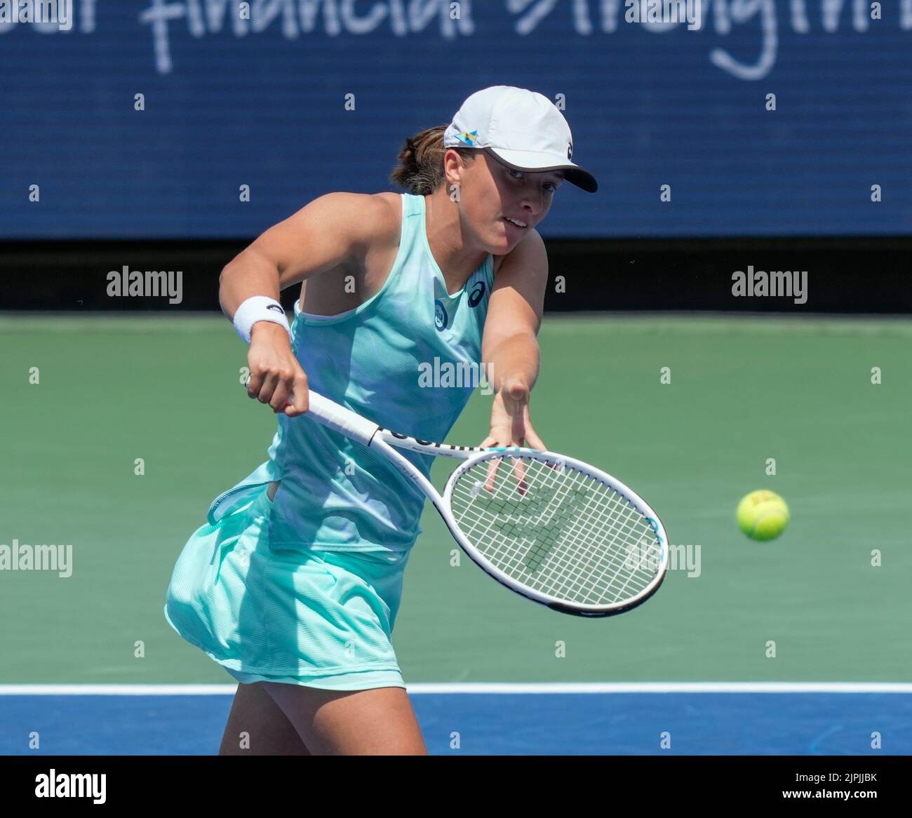 August 18, 2022 Iga Swiatek (POL) loses to Madison Keys (USA) 63, 64
