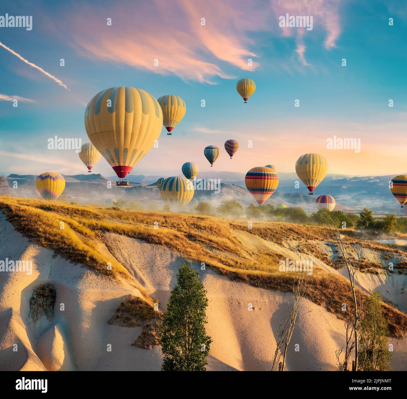 Sunrise Hot Air Balloon Cappadocia Historischer Nationalpark G reme 