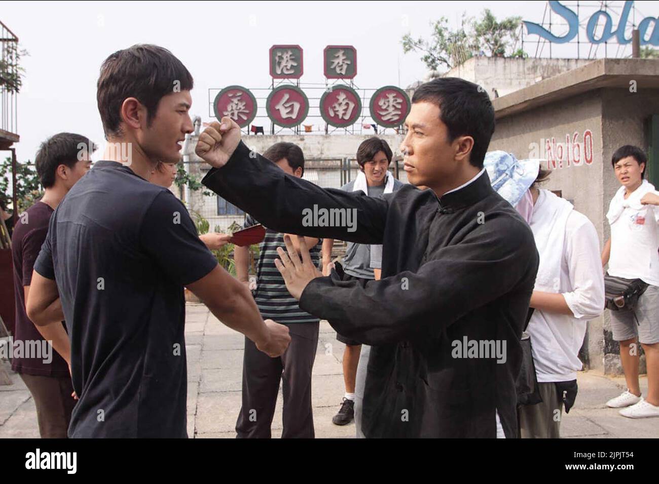 XIAOMING HUANG, DONNIE YEN, YIP MAN 2, 2011 Stock Photo
