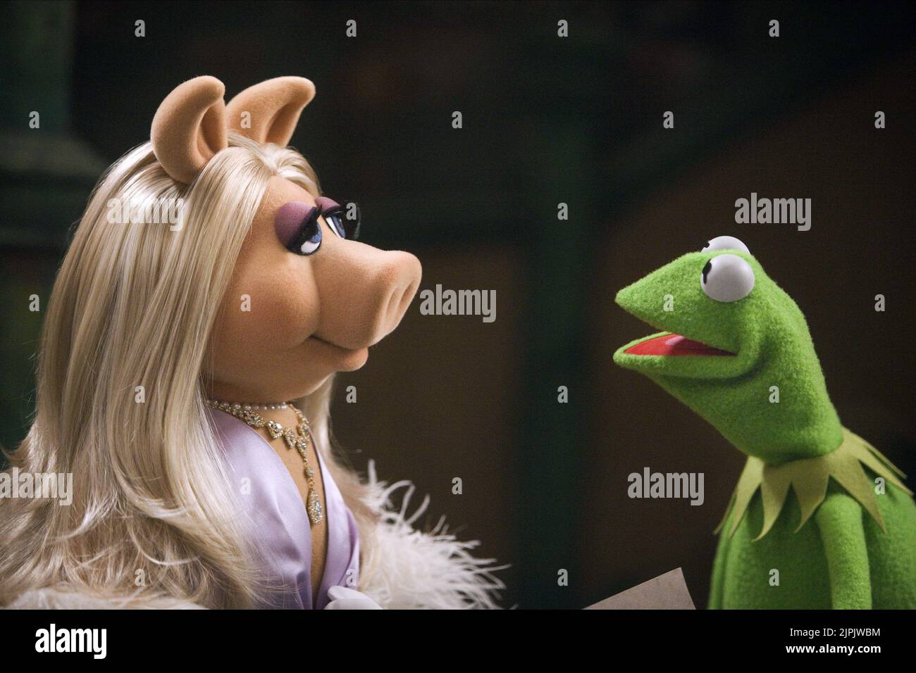 MISS PIGGY, KERMIT THE FROG, THE MUPPETS, 2011 Stock Photo