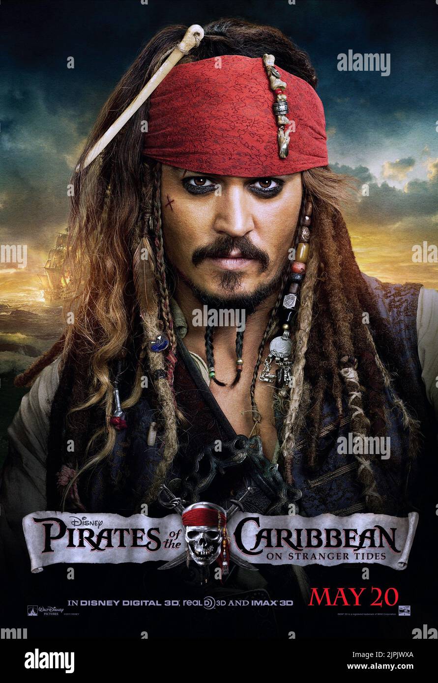 Pirates caribbean poster hi-res stock photography and images - Alamy
