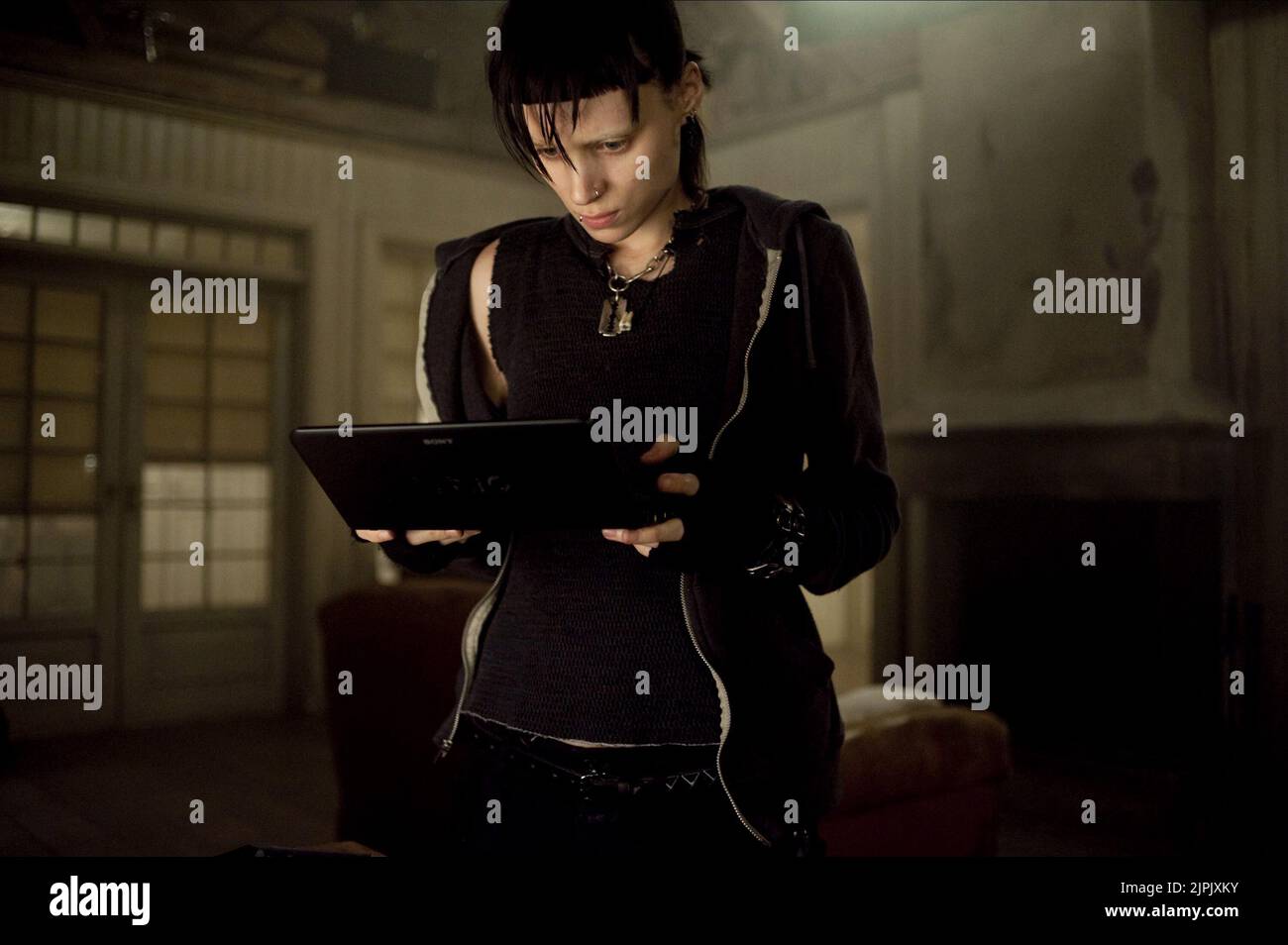 ROONEY MARA, THE GIRL WITH THE DRAGON TATTOO, 2011 Stock Photo