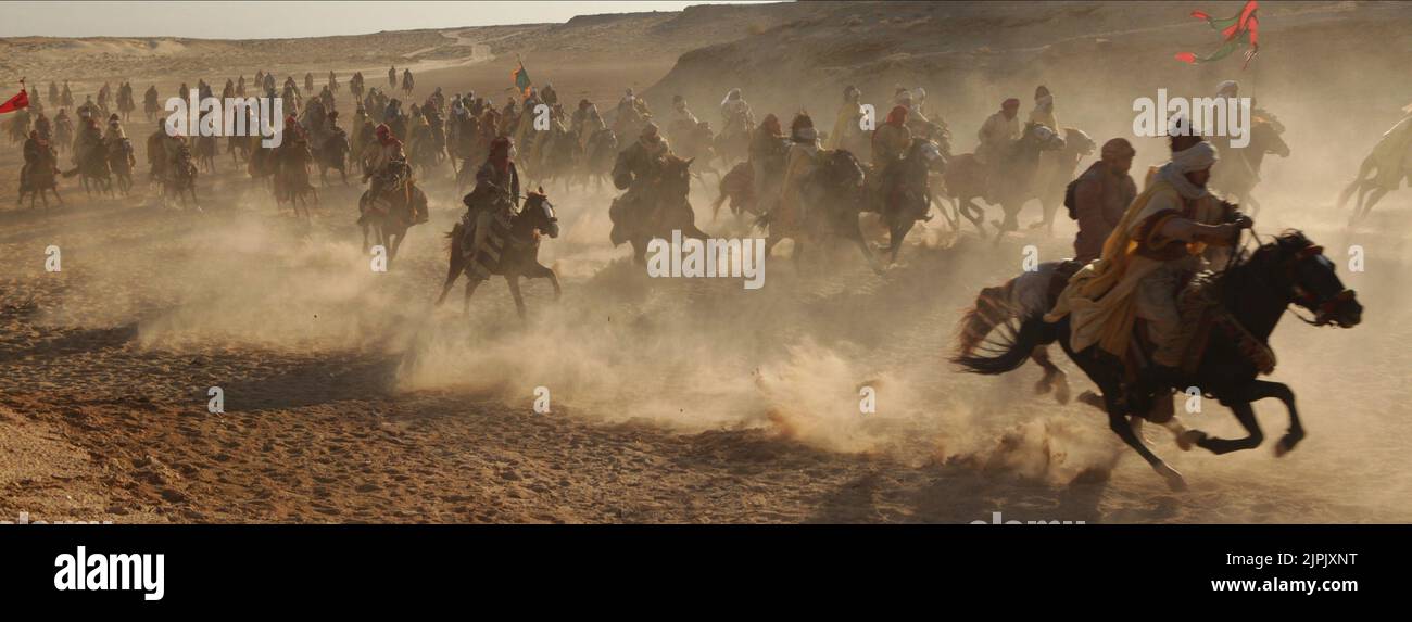 ARAB HORSEMEN, BLACK GOLD, 2011 Stock Photo