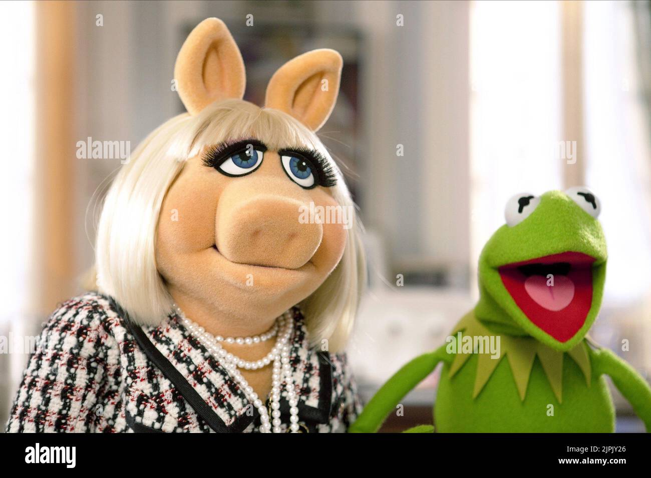 PIGGY,FROG, THE MUPPETS, 2011 Stock Photo