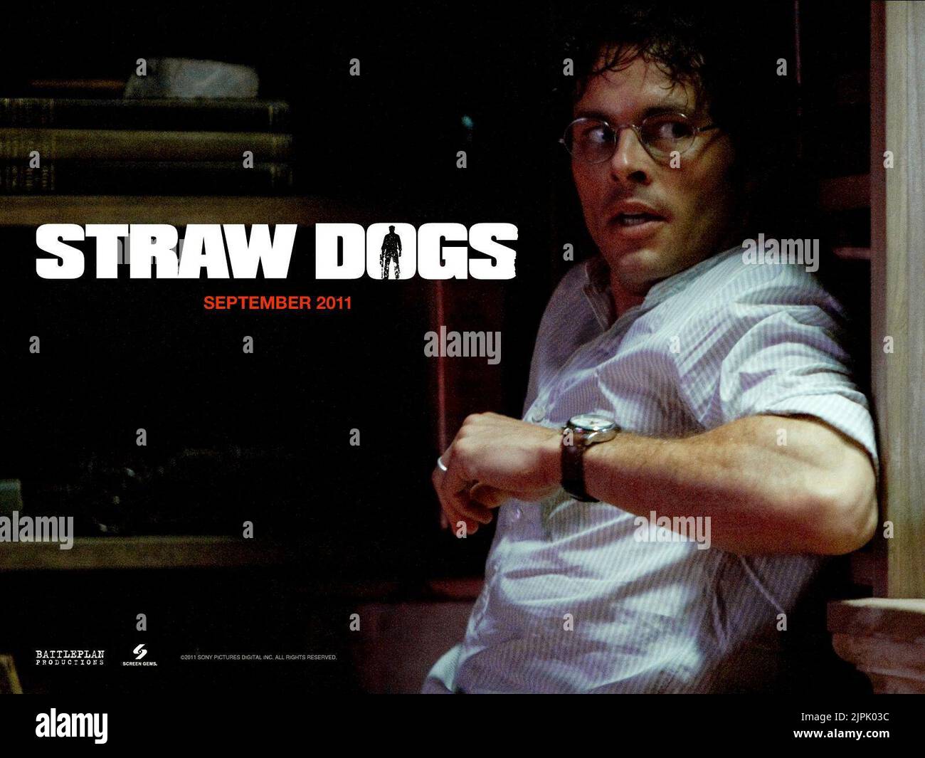 JAMES MARSDEN POSTER, STRAW DOGS, 2011 Stock Photo Alamy
