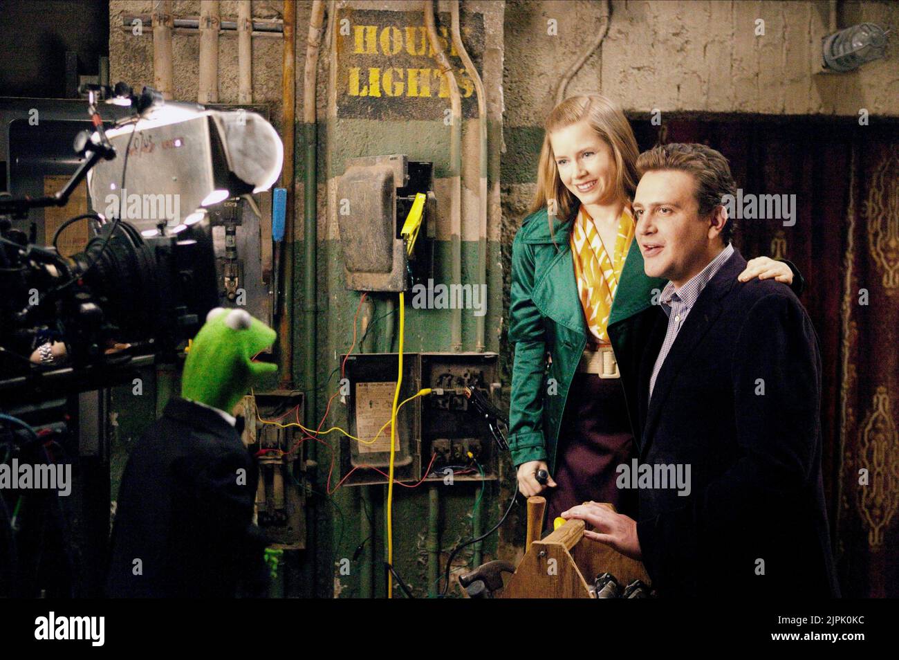 Kermit Amy Adams Jason Segel The Muppets 2011 Stock Photo Alamy