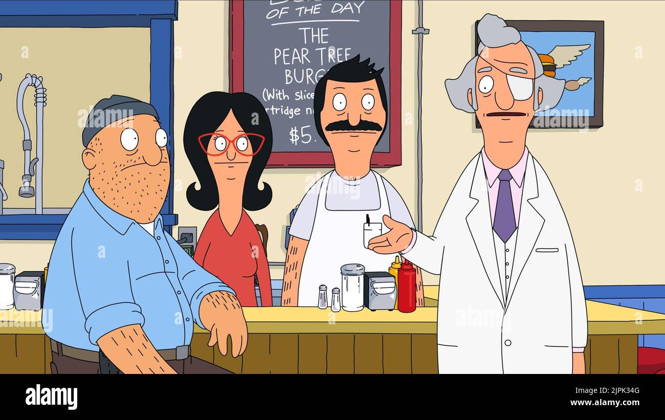 TEDDY, LINDA, BOB, MR. FISCHOEDER, BOB'S BURGERS, 2011 Stock Photo Alamy