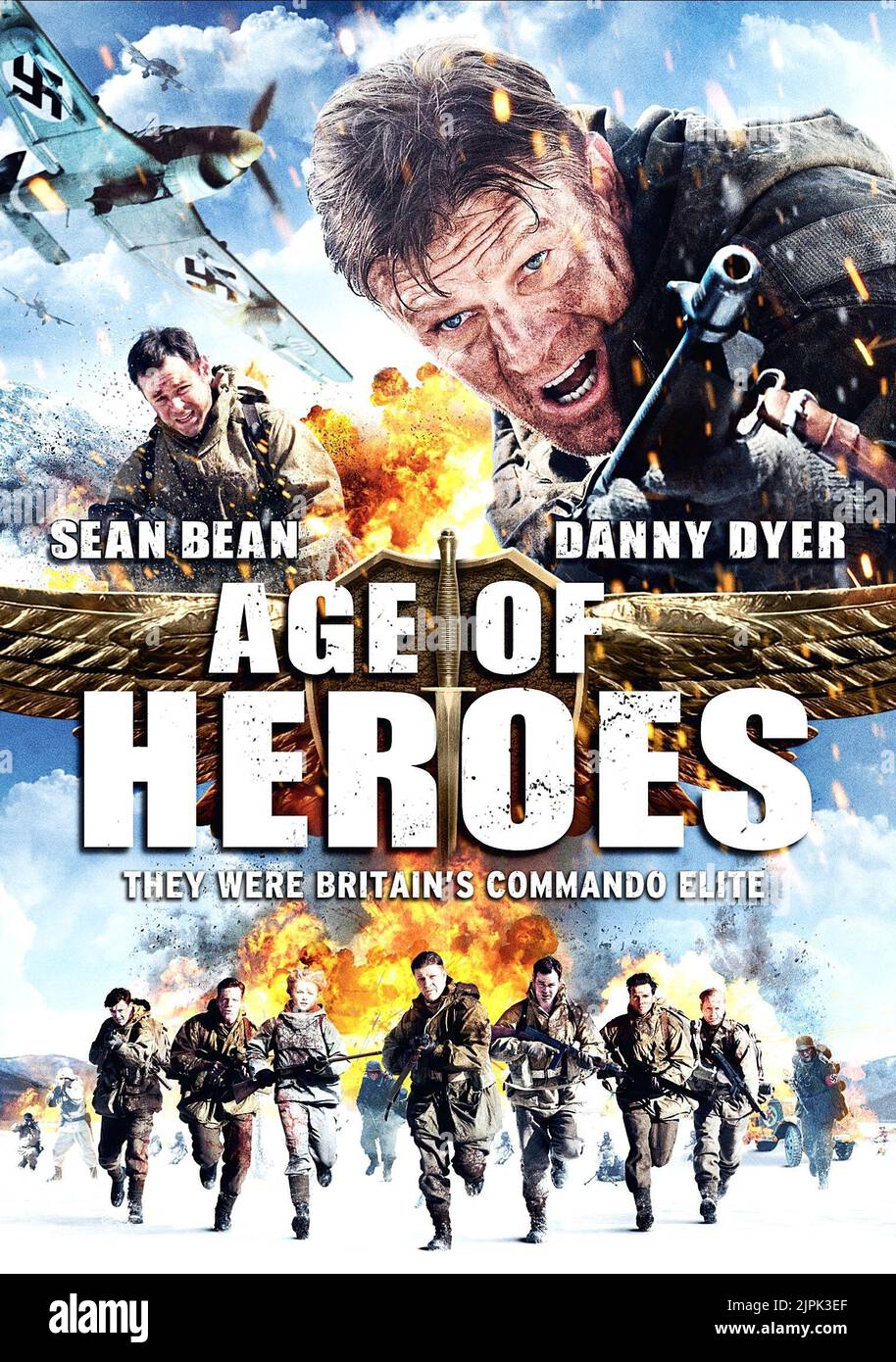DANNY DYER, SEAN BEAN POSTER, AGE OF HEROES, 2011 Stock Photo
