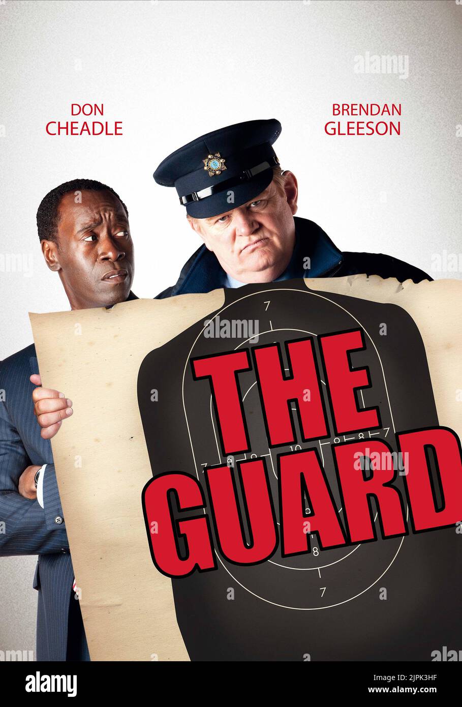 DON CHEADLE, BRENDAN GLEESON POSTER, THE GUARD, 2011 Stock Photo Alamy