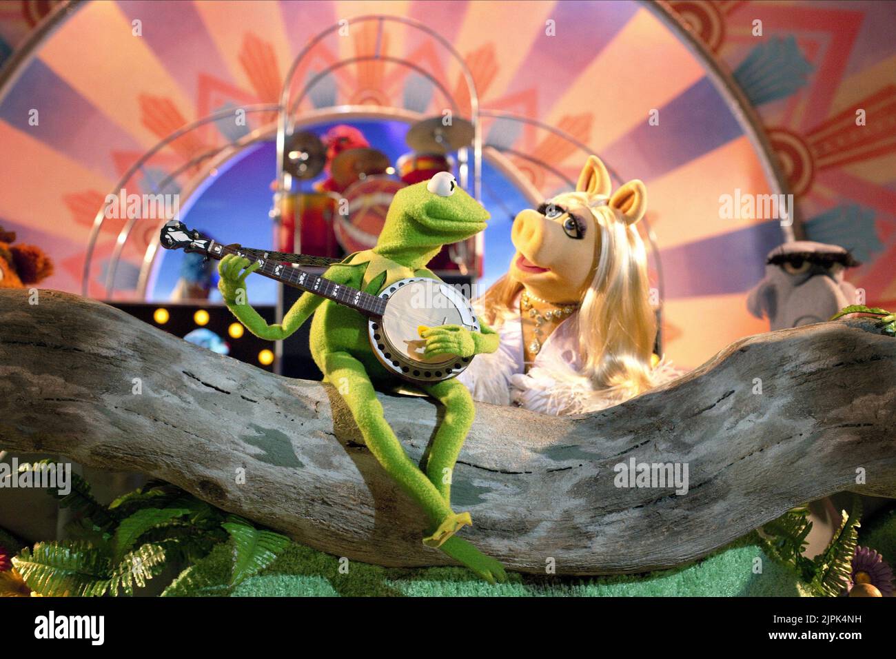 FROG,PIGGY, THE MUPPETS, 2011 Stock Photo