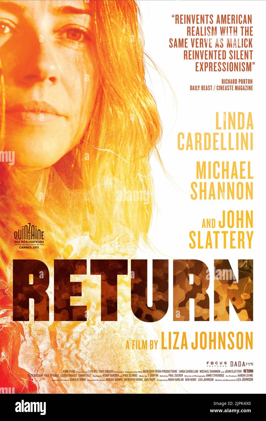 LINDA CARDELLINI POSTER, RETURN, 2011 Stock Photo - Alamy