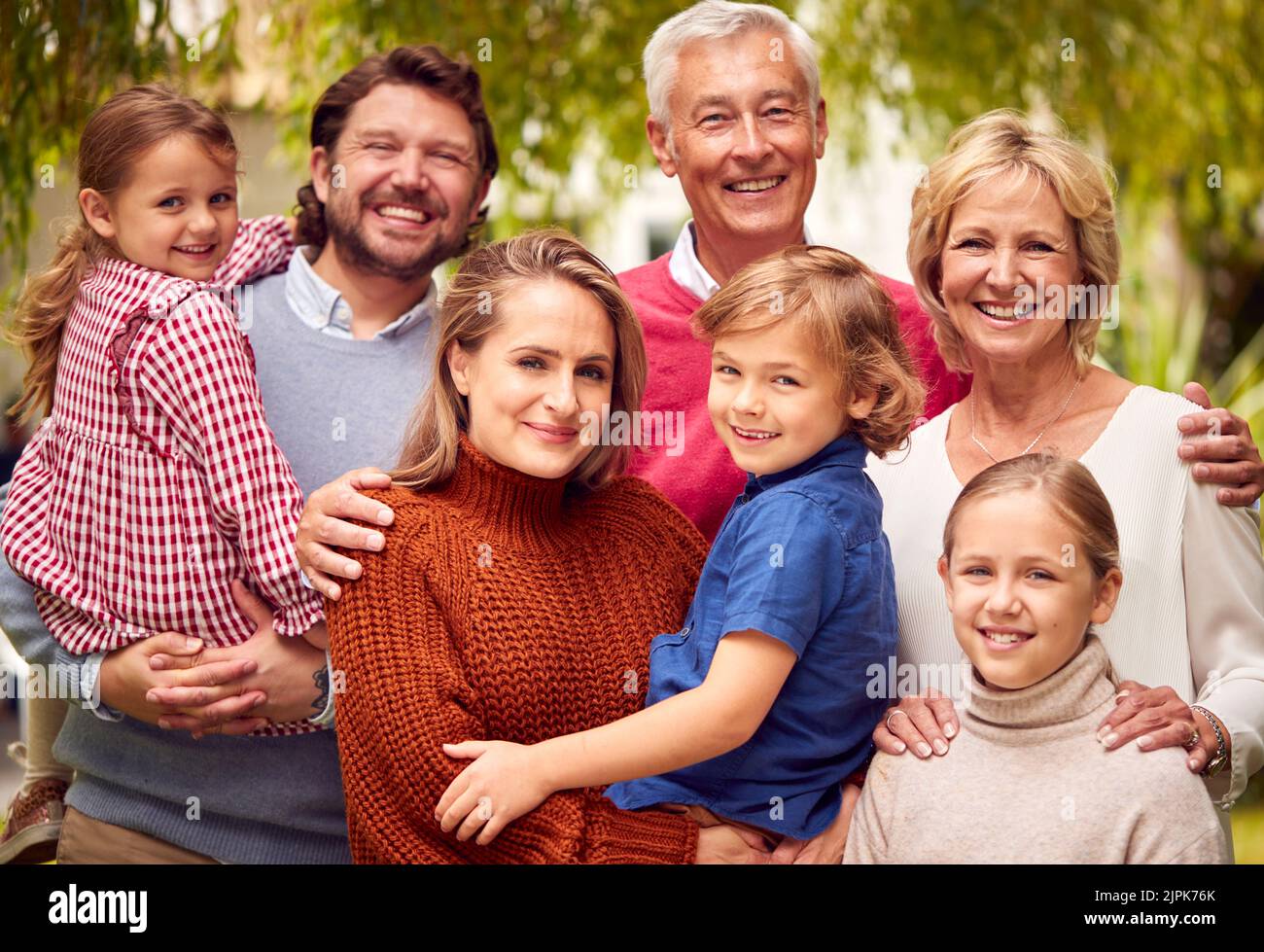 smiling, family, generations, group picture, smile, families, generation, group pictures Stock Photo