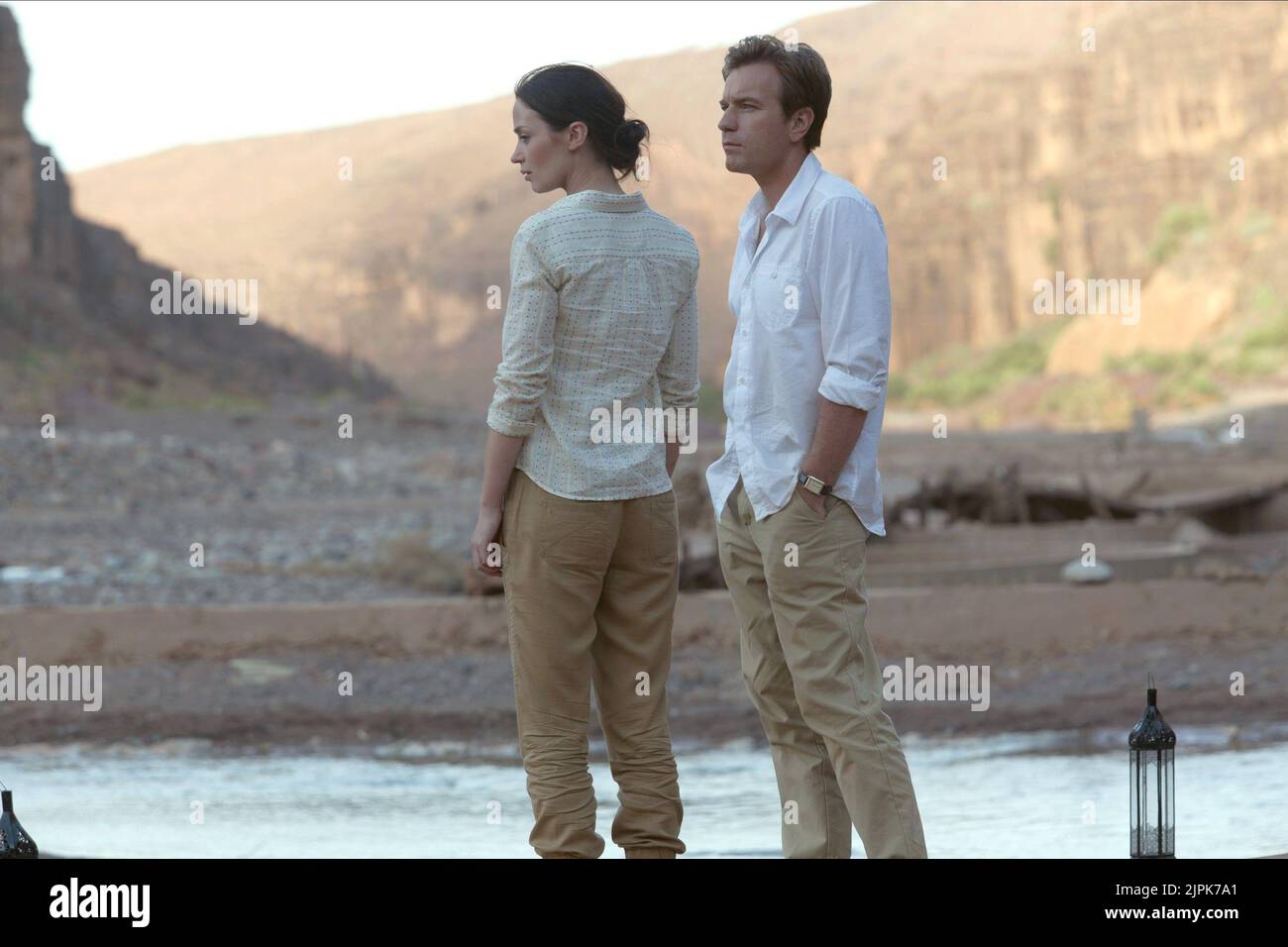 EMILY BLUNT, EWAN MCGREGOR, SALMON FISHING IN THE YEMEN, 2011 Stock