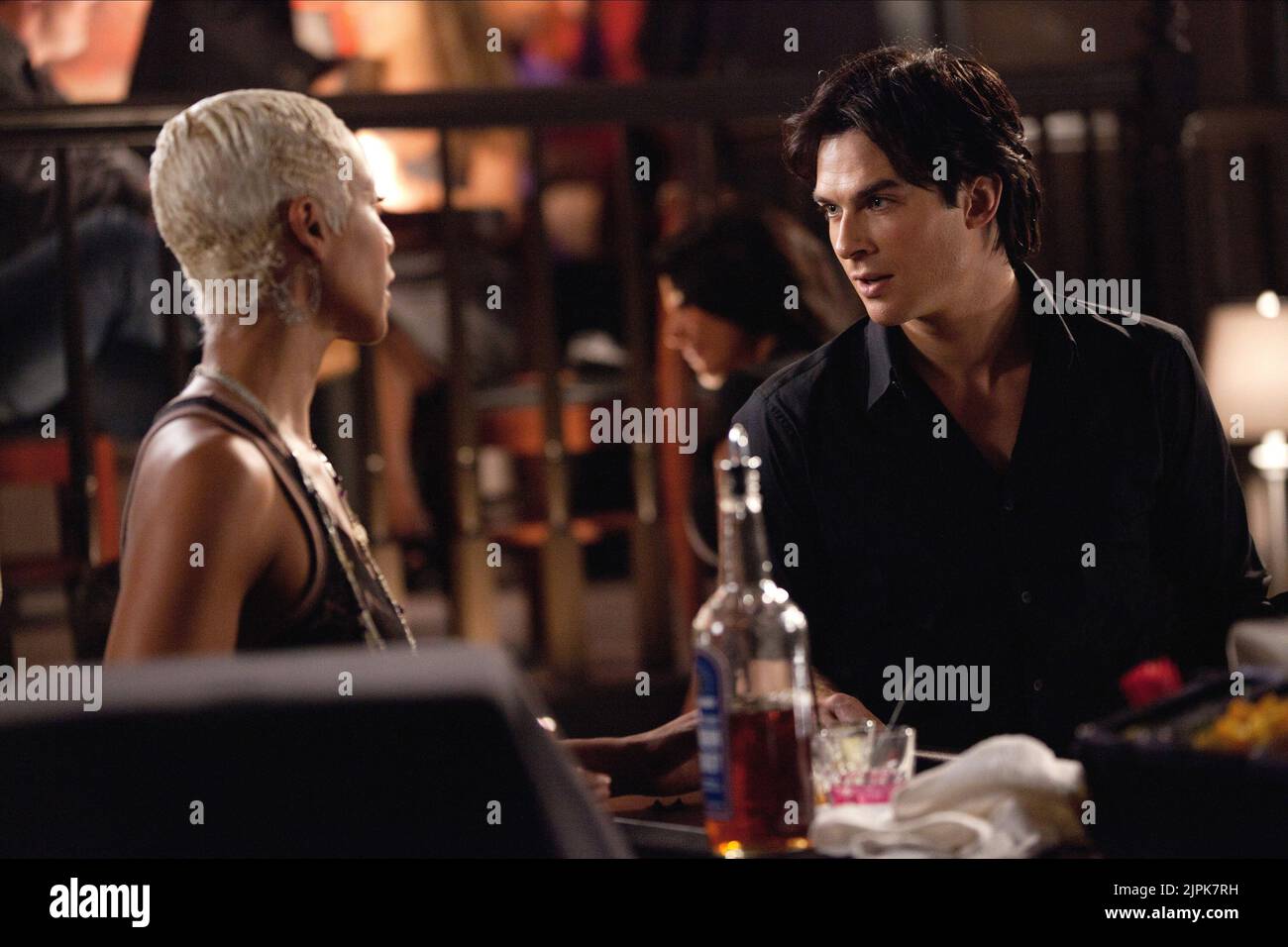 Vampire diaries damon salvatore hi-res stock photography and images - Alamy