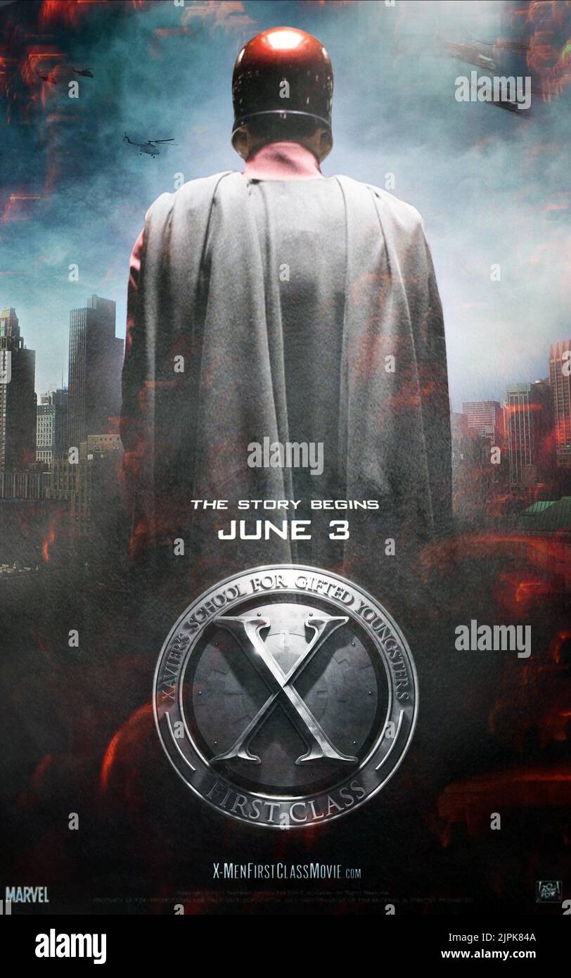 X men: first class movie poster hi-res stock photography and