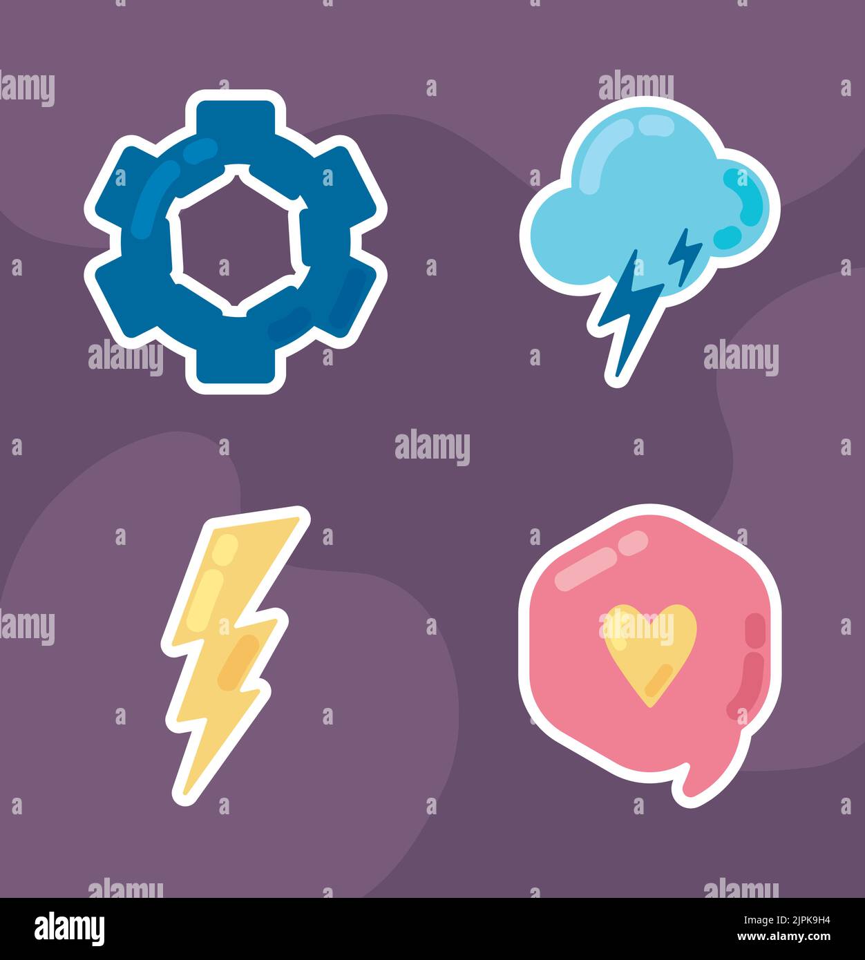 set of Mental Health Day Stock Vector Image & Art - Alamy
