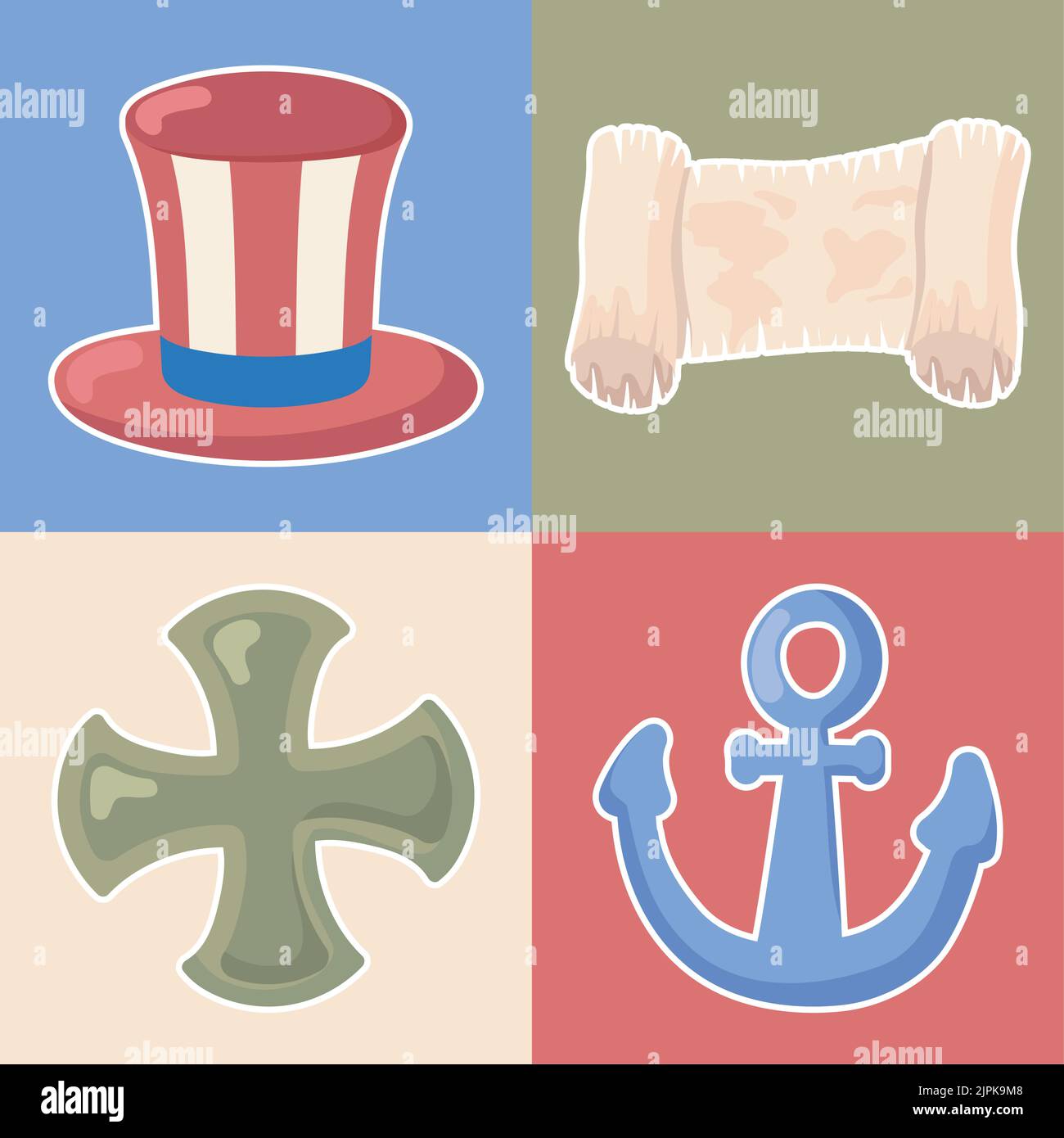 happy columbus day Stock Vector