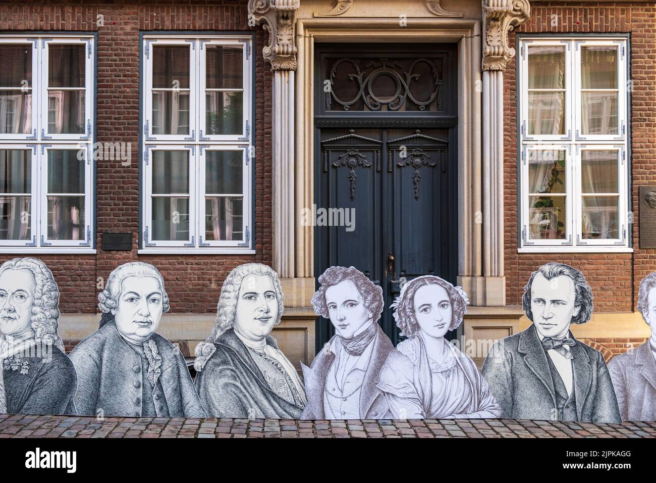 Composer Quarter museum area with museums for many German composers, Hamburg, Germany Stock Photo
