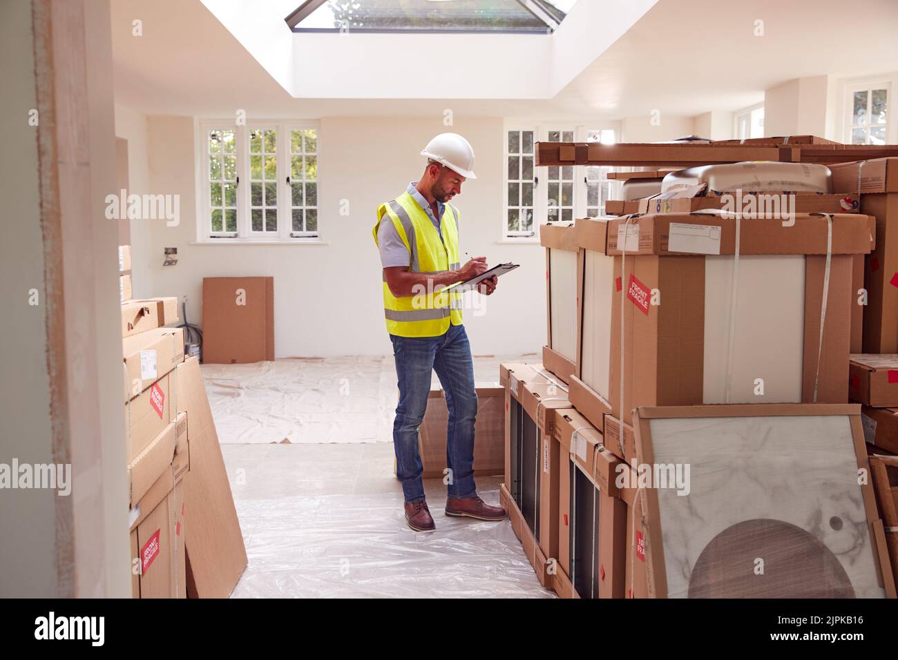 construction site, construction material, inspection, delivery