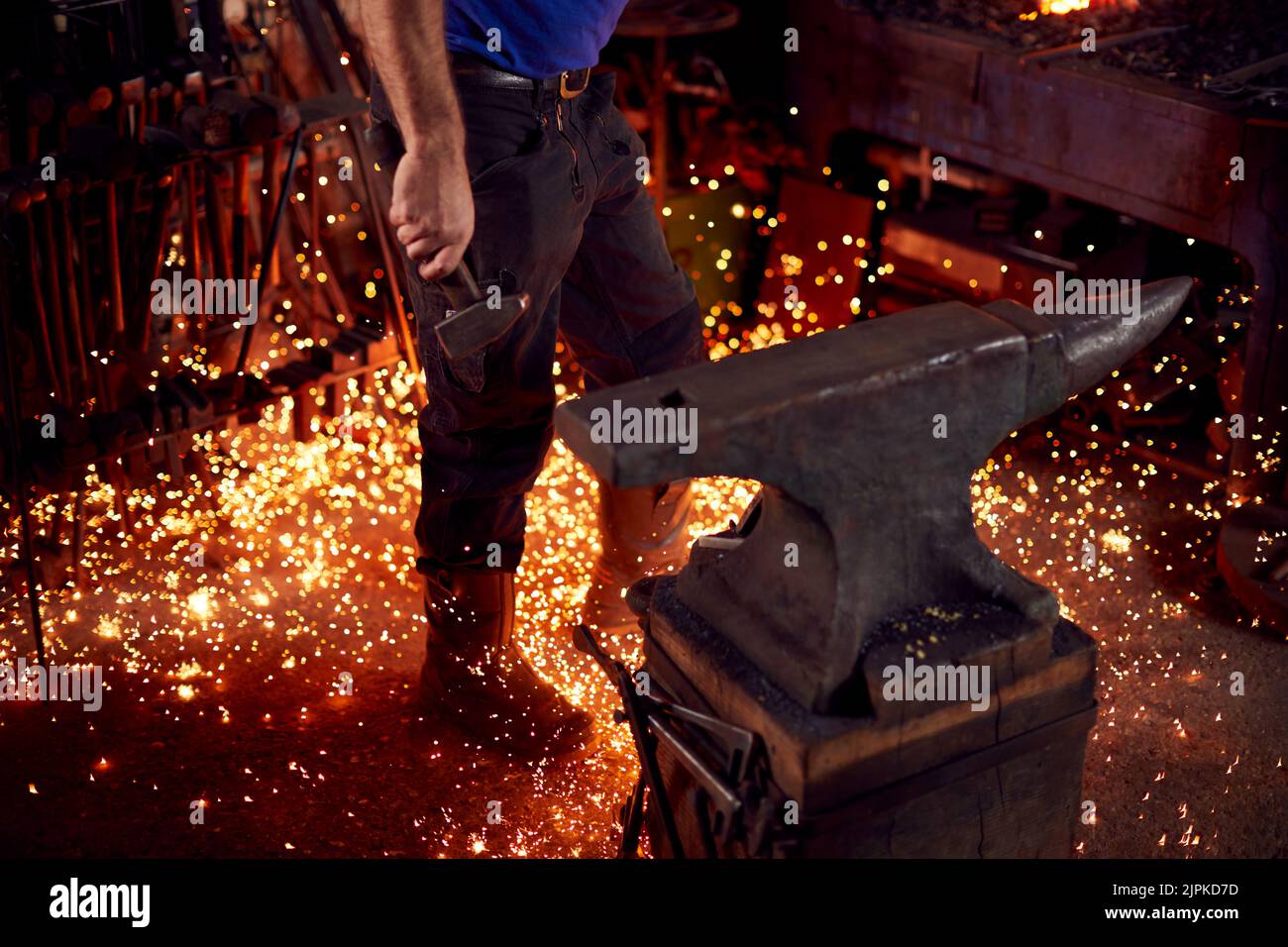 sparks, blacksmith shop, blacksmith, anvil, spark, blacksmith shops