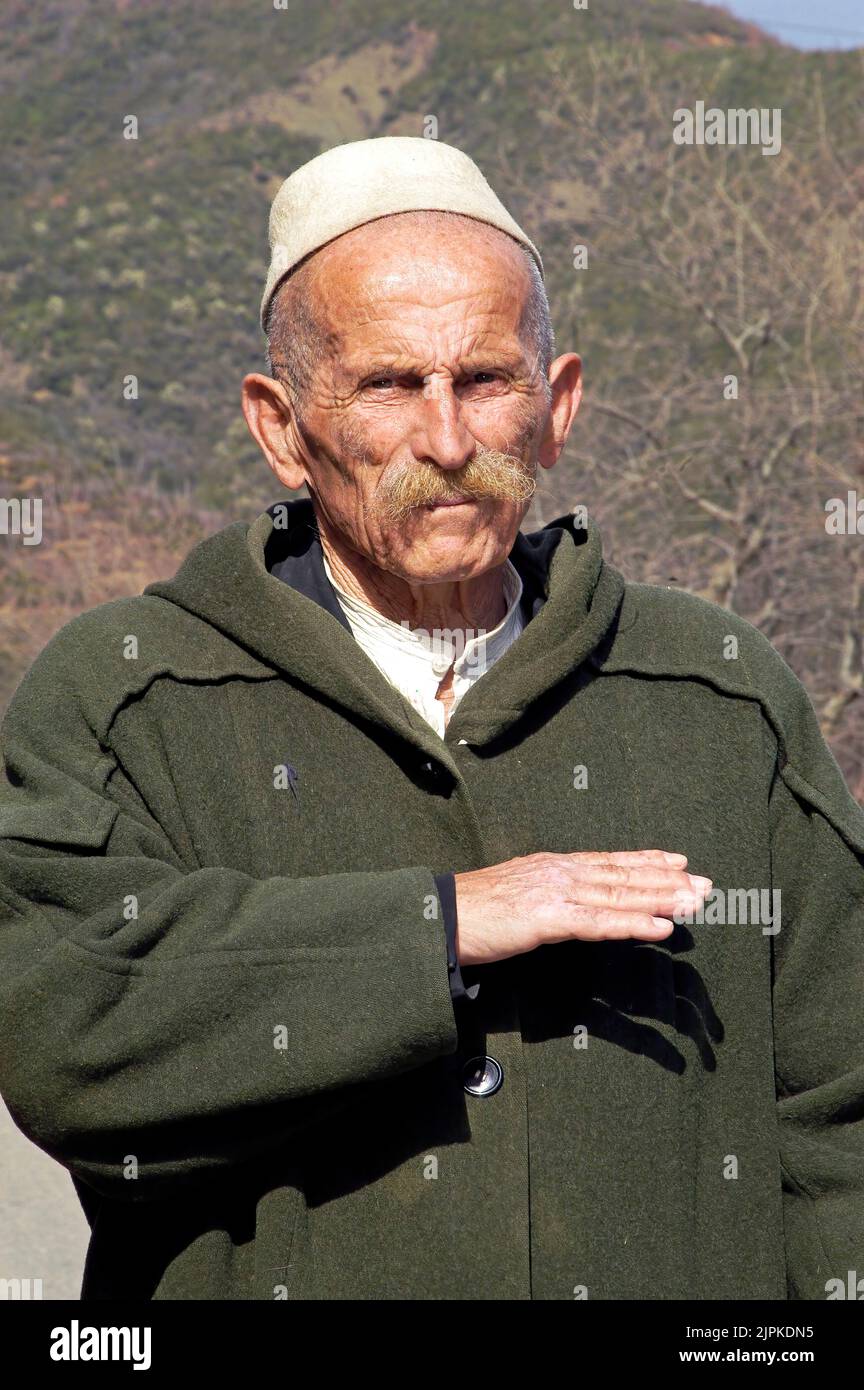 Albanian peasant farmer, Albania Stock Photo Alamy