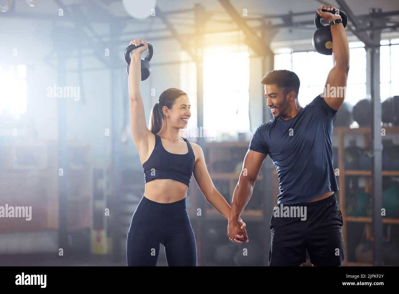 Love couple gym hi-res stock photography and images - Alamy