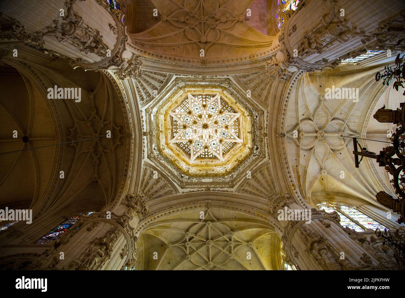 Interior details of domes in cathedral Stock Photo Alamy