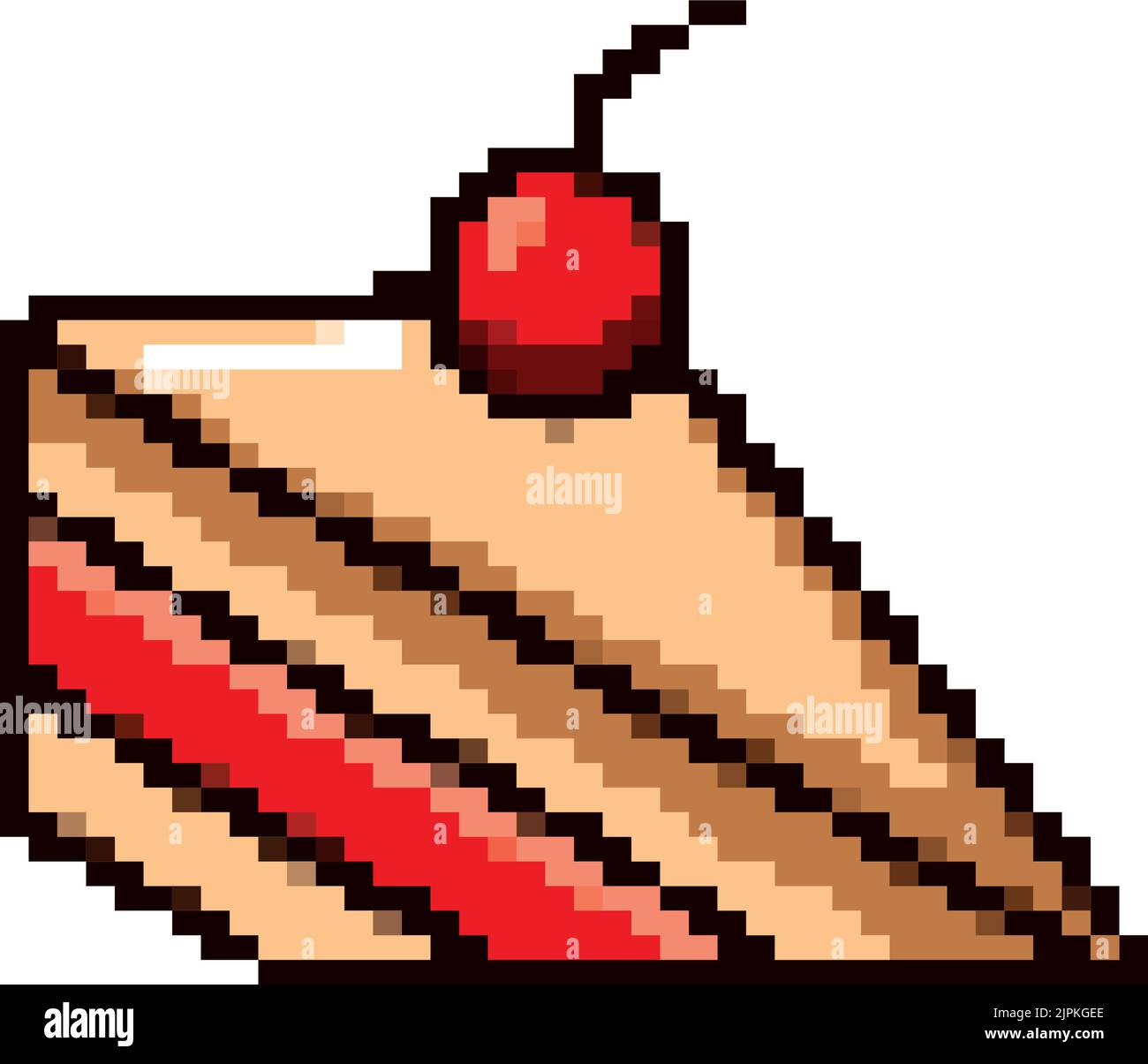 Cake Pixel Art Stock Vector Image And Art Alamy 5264