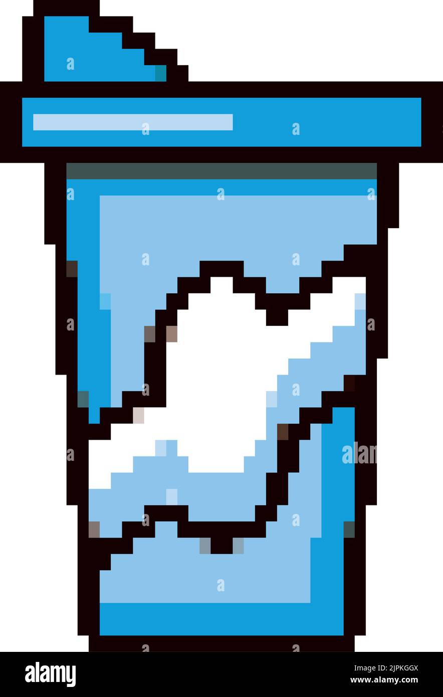 beverage cup pixel art Stock Vector Image & Art - Alamy