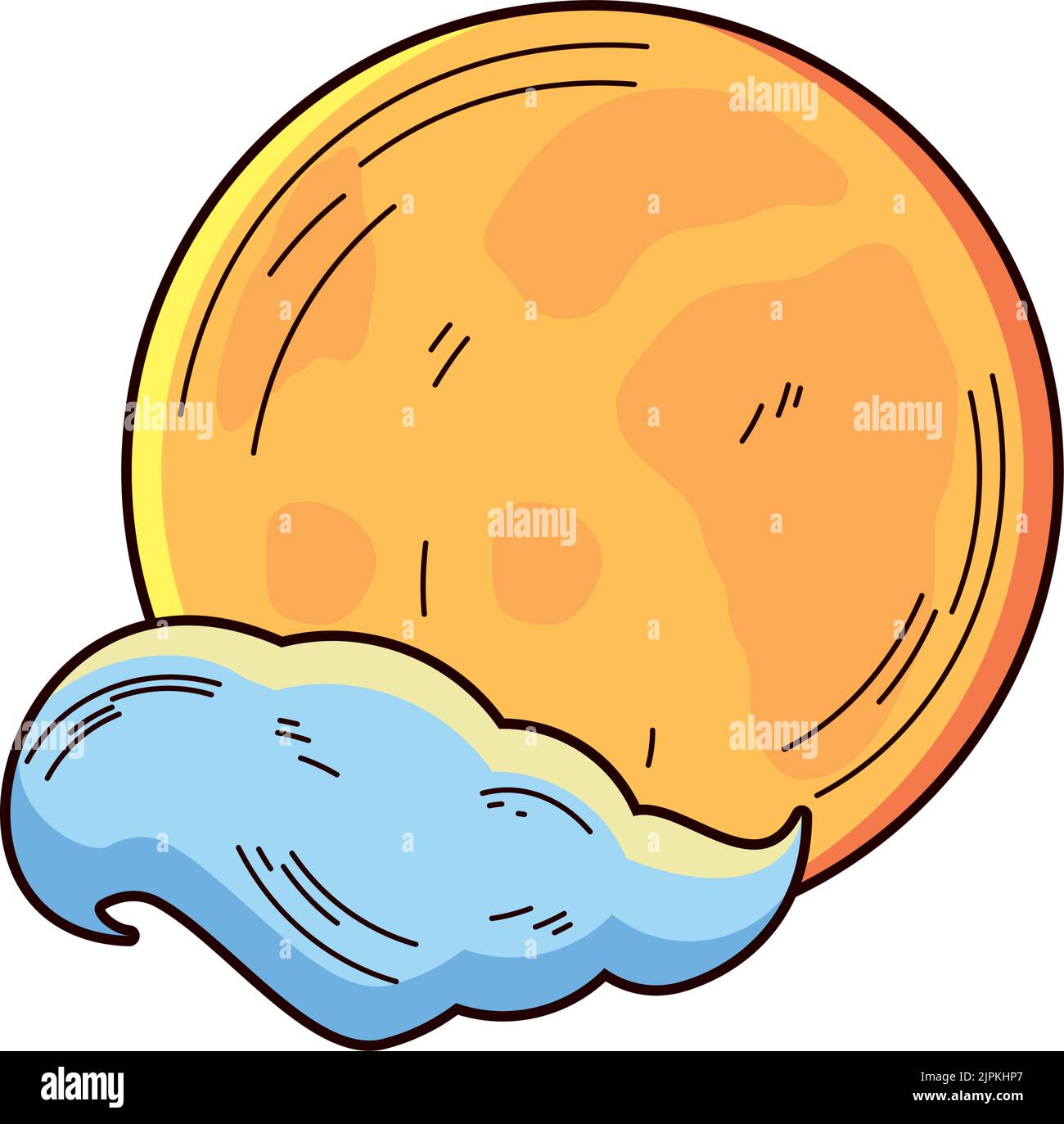 moon and cloud icon Stock Vector Image & Art - Alamy