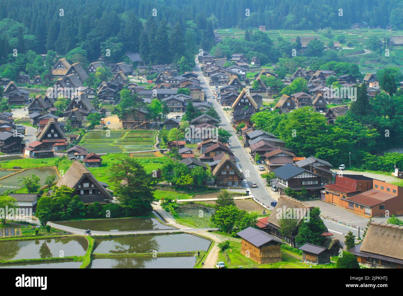 World heritage site Shirakawago, Gifu, Japan Stock Photo