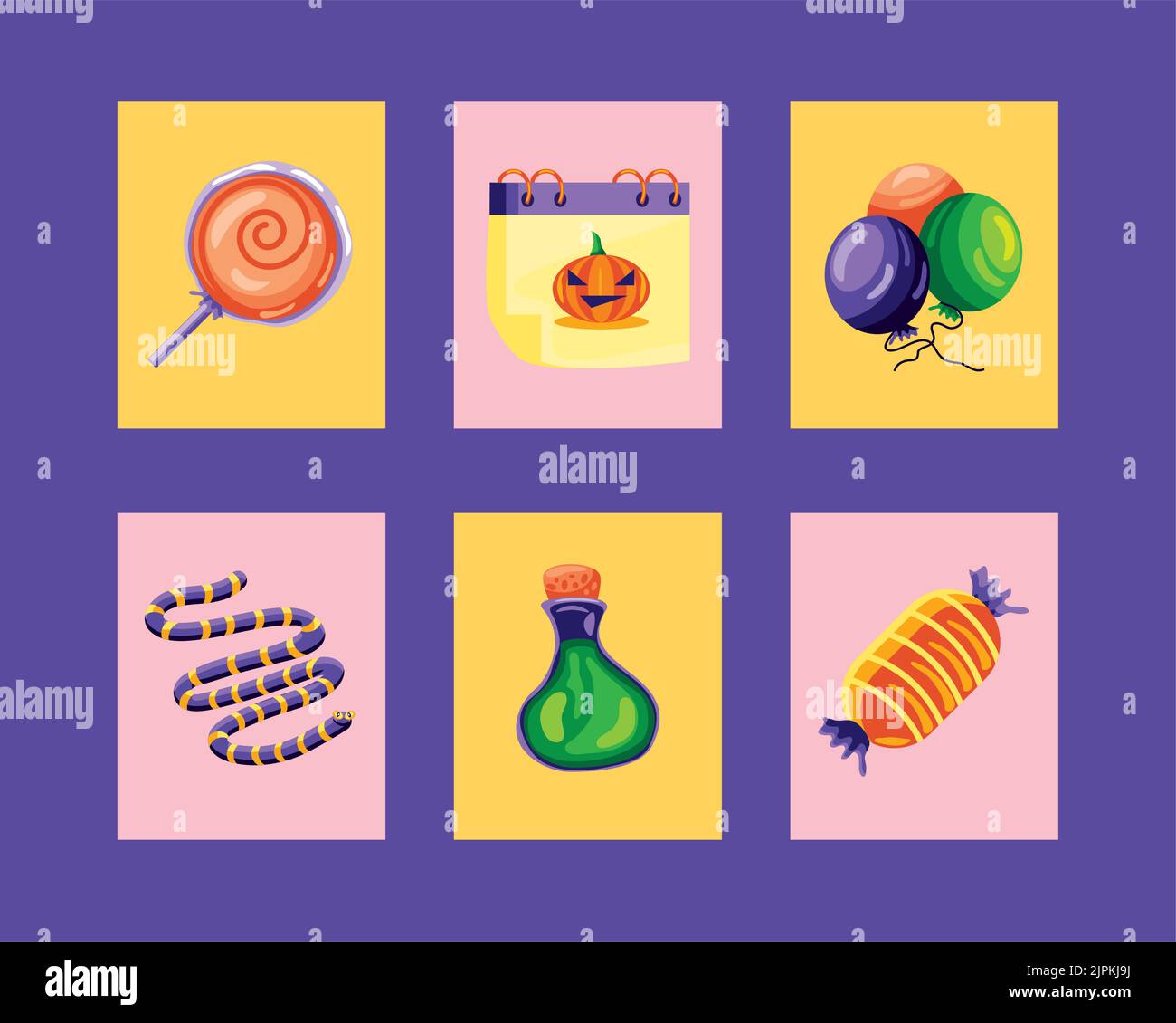 set of halloween Stock Vector Image & Art - Alamy