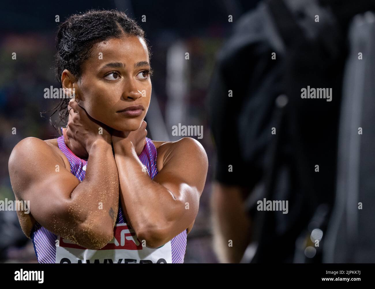 Munich, Germany. 18th Aug, 2022. European Championships, athletics, long jump, women, final at