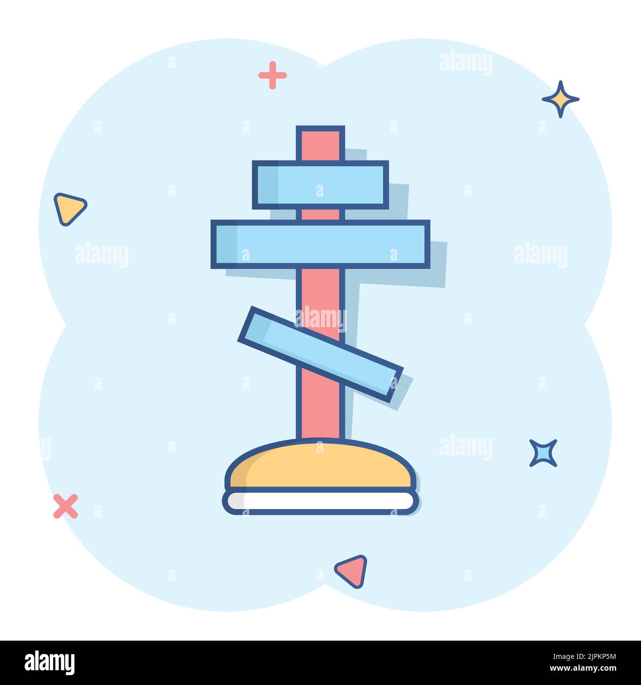 Vector cartoon halloween grave icon in comic style. Gravestone sign ...