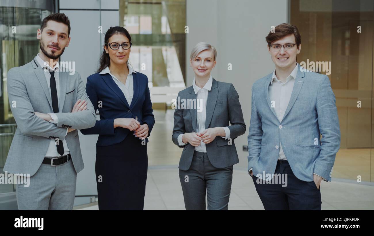 Group people standing together hi-res stock photography and images - Alamy