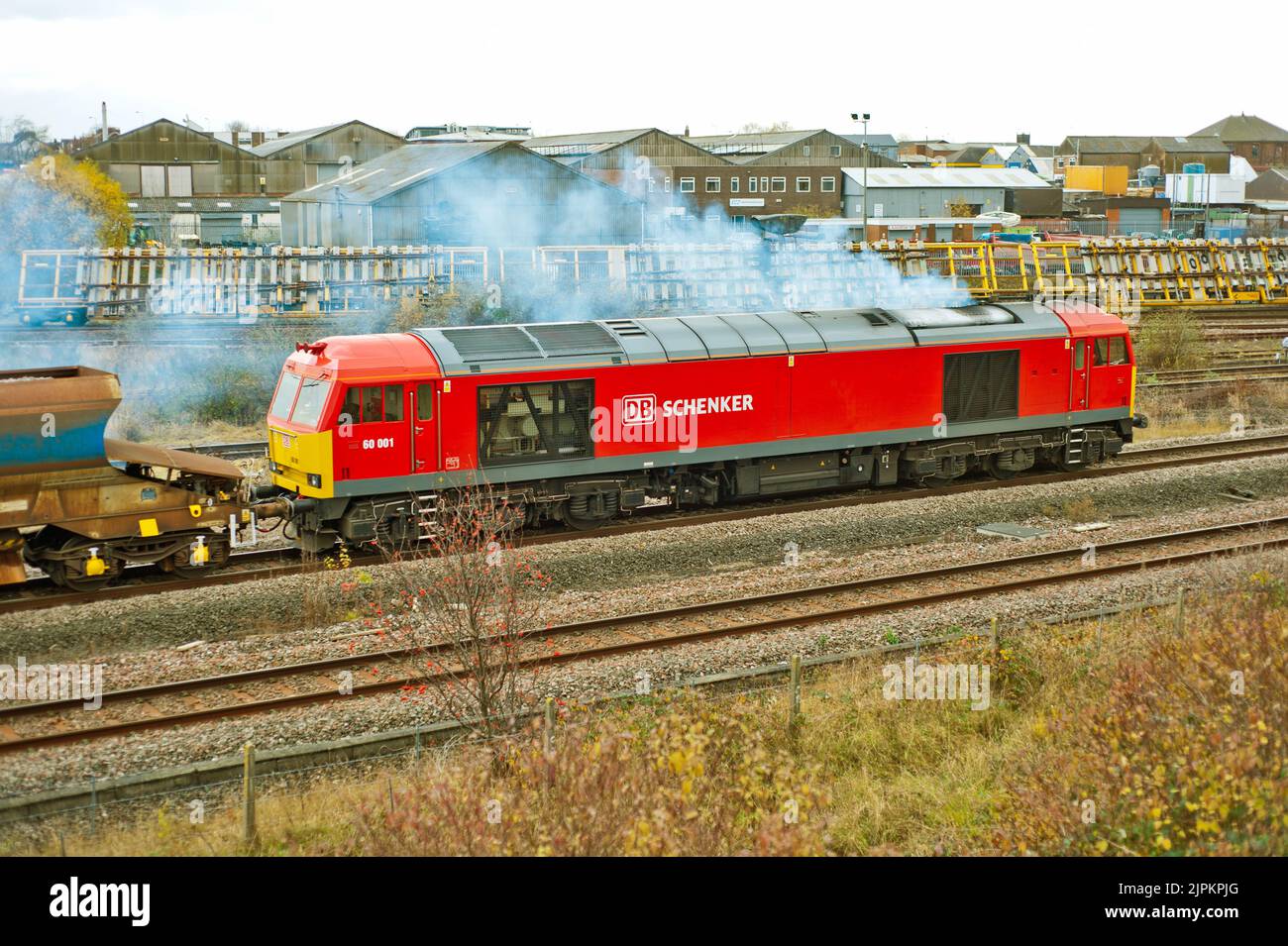DB Shenker Class 60001 at Thornaby, Stockton on Tees, Cleveland, England Stock Photo