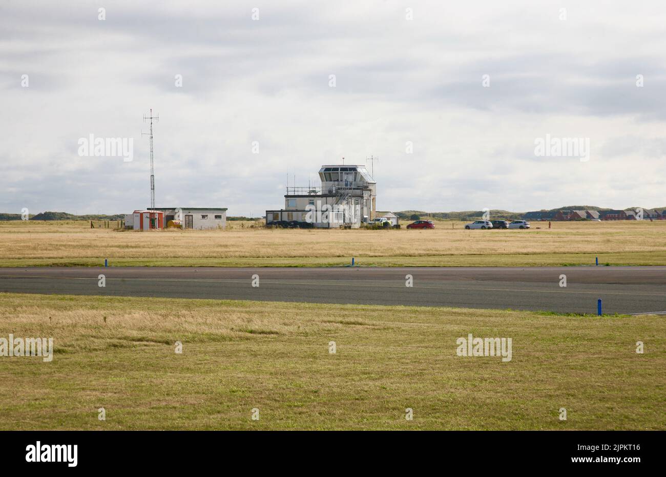 The control tower at Blackpool Airport, Lancashire, United Kingdom