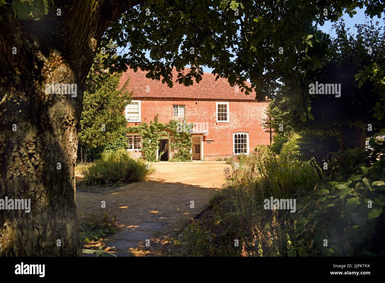 Jane Austen’s House, Chawton, near Alton, Hampshire, UK. This house is where Jane lived for the last 8 years of her life (1809-17). Stock Photo