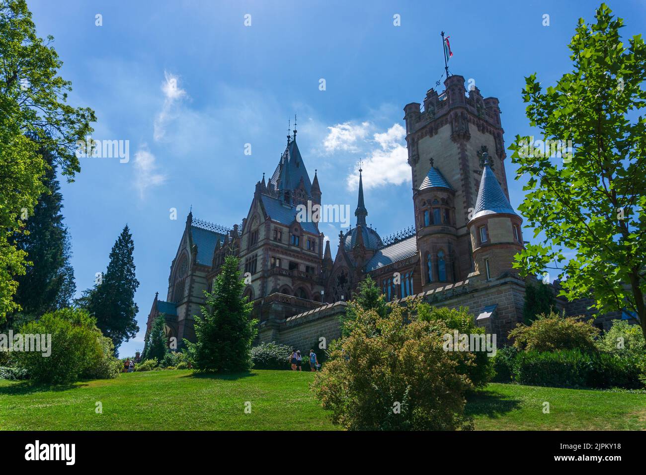 Dragon Castle Drachenburg in Koenigswinter near Bonn Germany Stock Photo