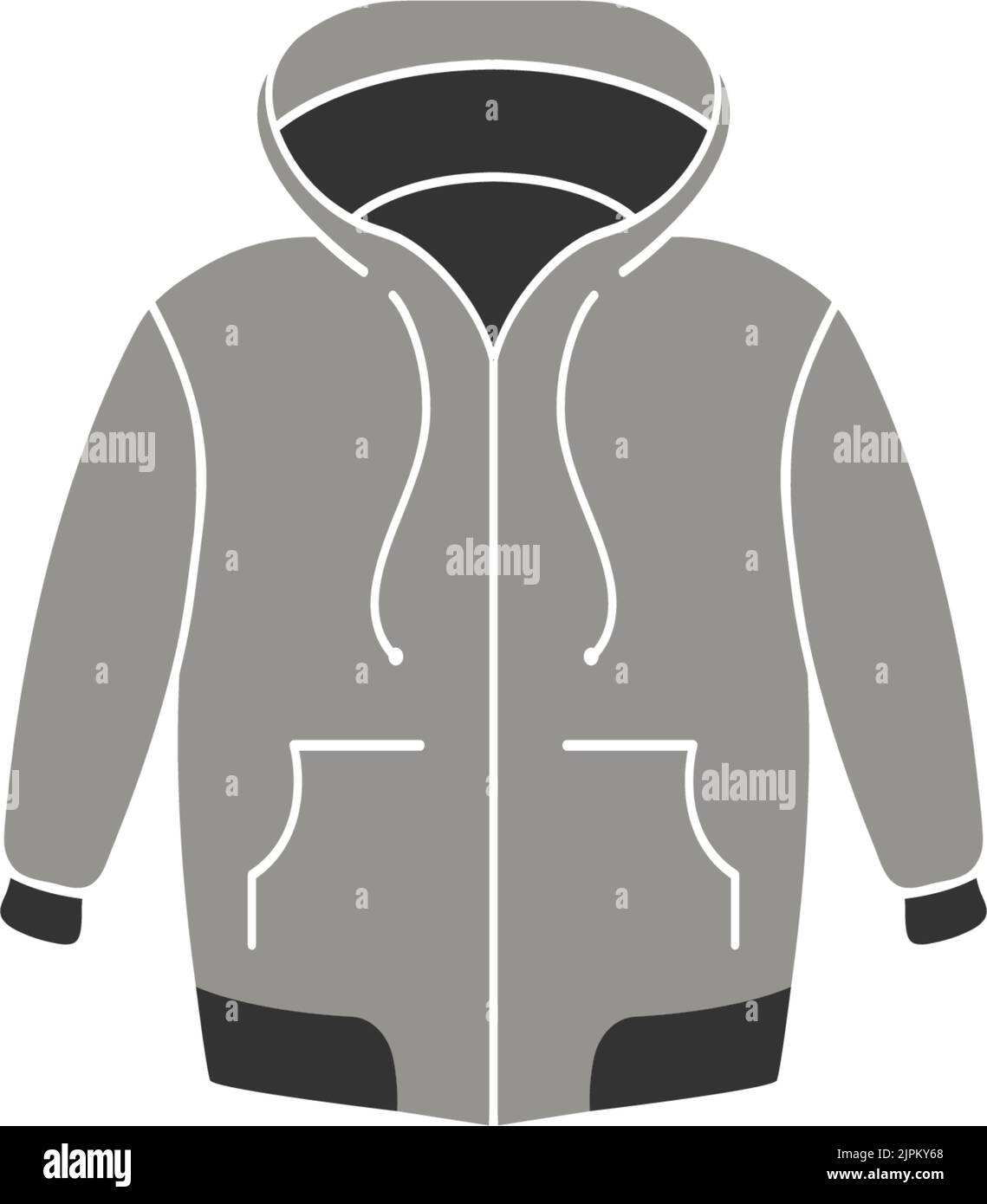 jacket icon vector logo design illustration Stock Vector
