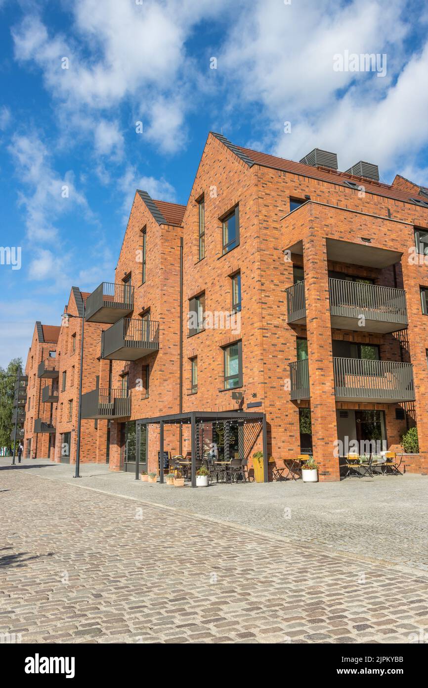 Modern residential buildings brick hi-res stock photography and images ...