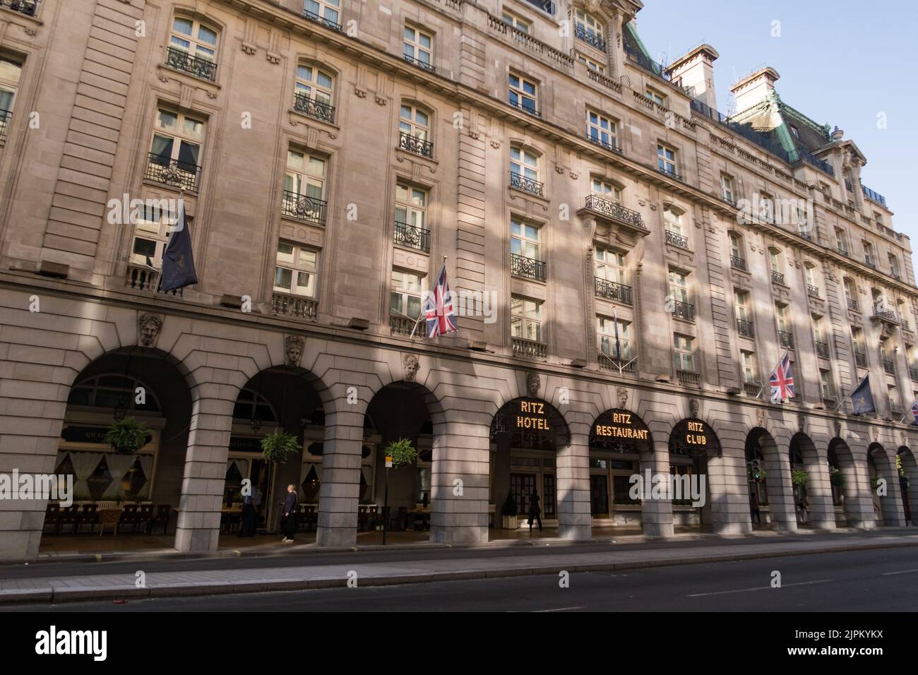 A view of the Ritz Hotel in London Stock Photo