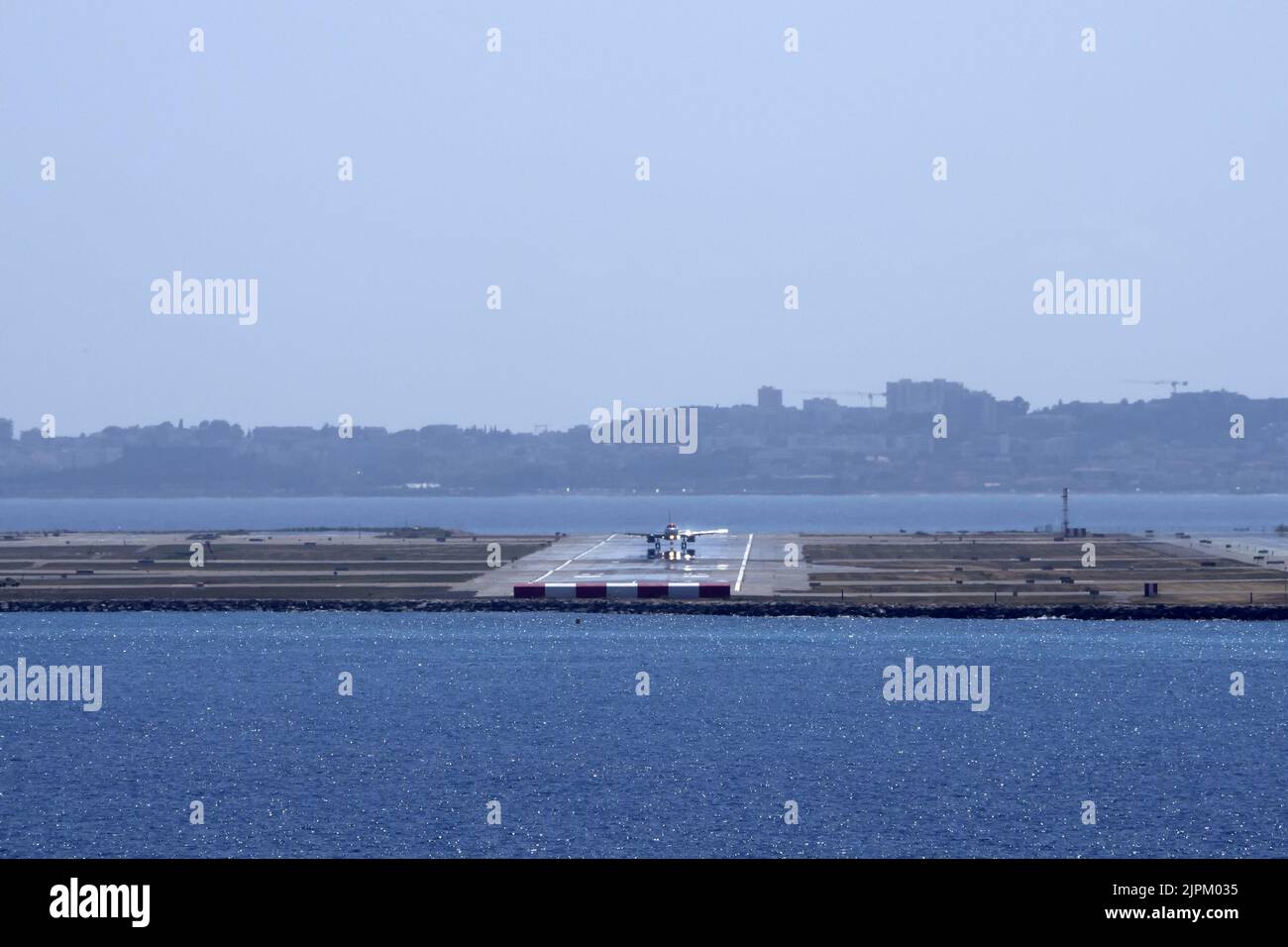 Airplane Landing In Nice France Airport By The Sea Stock Photo Alamy Airplane landing in nice france airport by the sea stock photo alamy