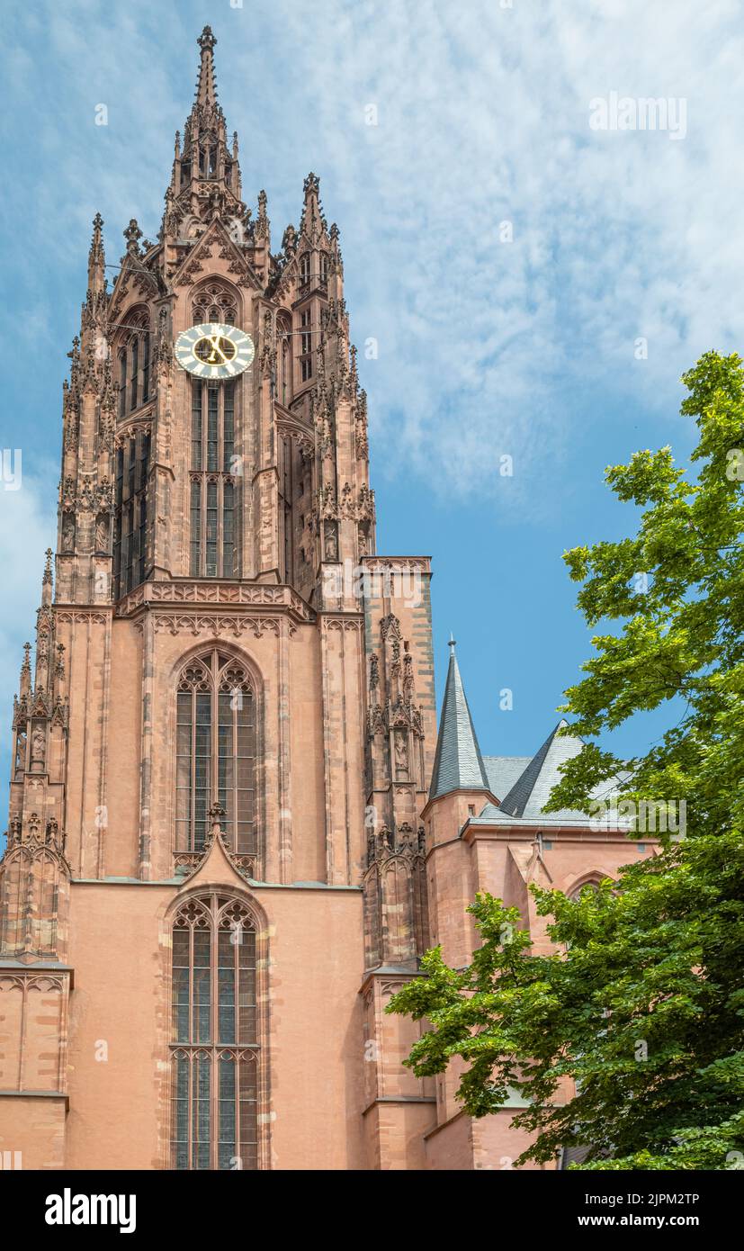 Frankfurt, Germany, the St Bartholomew cathedral (also known as the Kaiserdom) Stock Photo