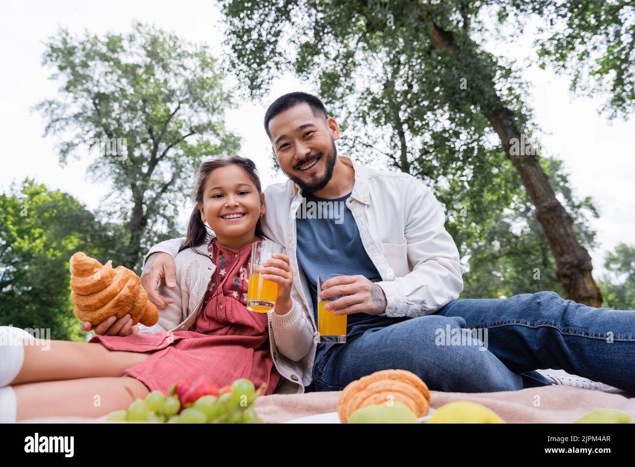 Asian family picnic park hi-res stock photography and images - Alamy