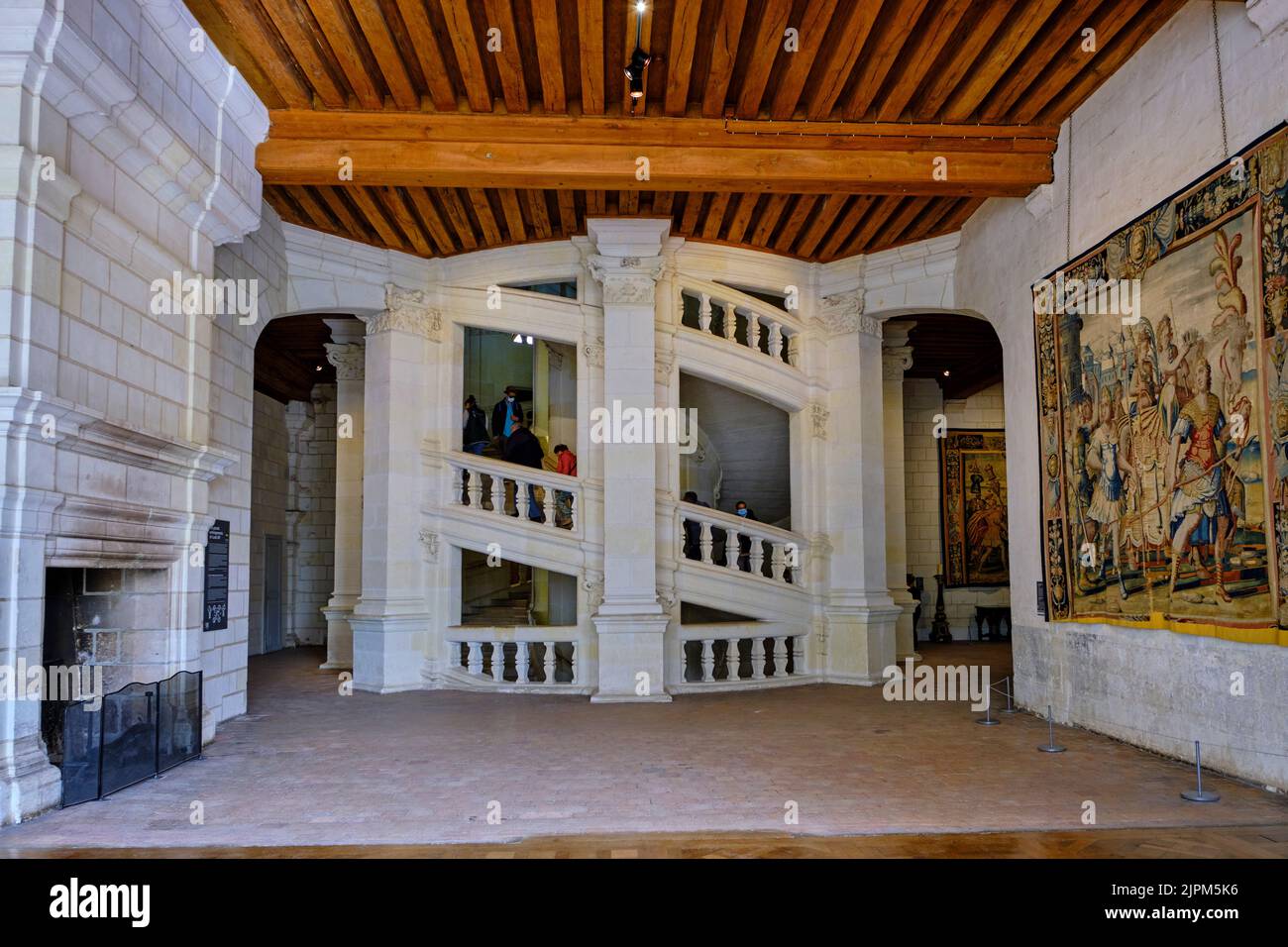 France, LoiretCher, Chambord, Chambord castle, double revolution