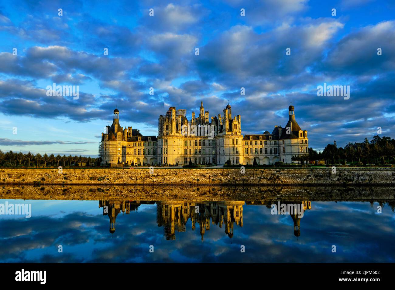 France, Loir-et-Cher (41), Loire Valley listed as World Heritage by UNESCO, Chambord, Chambord castle Stock Photo