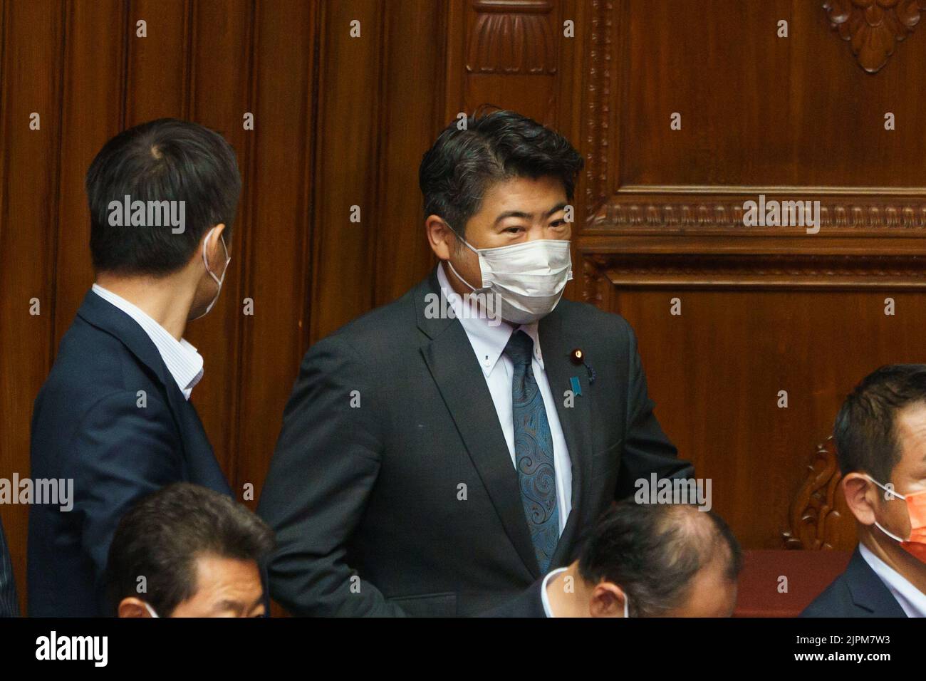 Deputy Chief Cabinet Secretary Seiji Kihara attends Lower House's ...